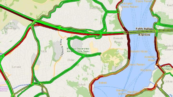 İstanbul’da trafik felç