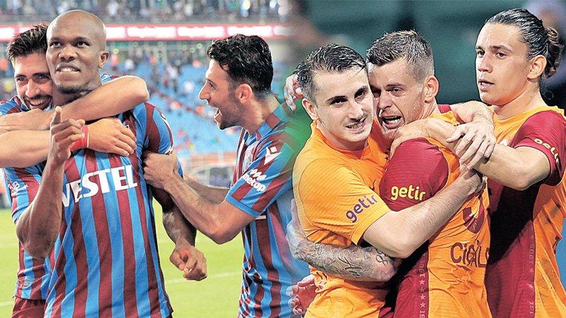 Trabzonspor ile Galatasaray sezonun ilk büyük maçında