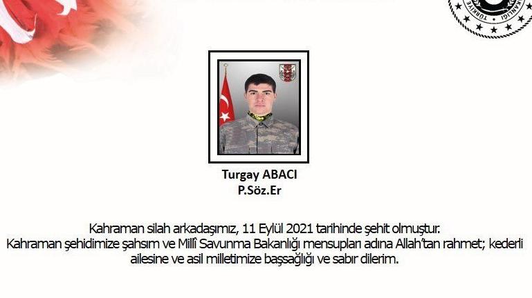 MSB duyurdu: Saldırıda bir asker daha şehit oldu