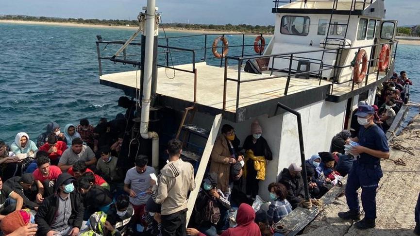 Çanakkale açıklarında 251 kaçak göçmen yakalandı