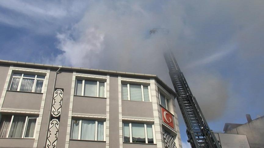 Bayrampaşa’da korkutan yangın