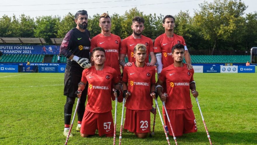Ampute Futbol Milli Takımı, Avrupa Şampiyonası’nda çeyrek finalde