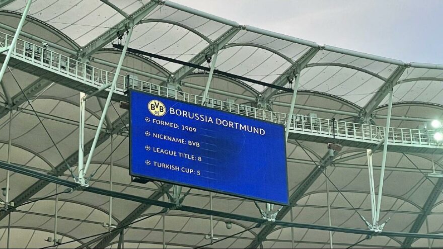 Beşiktaş-Borussia Dortmund maçı öncesi ‘Türkiye Kupası’ hatası