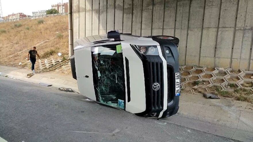 Kuzey Marmara Otoyolu’nda işçi servisi kazası