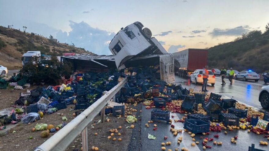 Sebze ve meyveler yola saçıldı