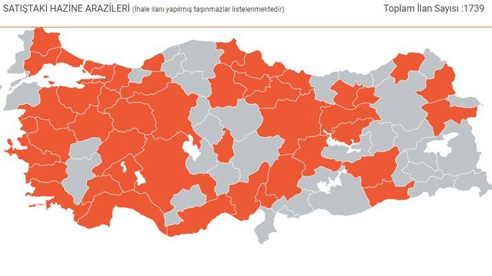 Bir ay içinde bin 739 taşınmaz satılacak