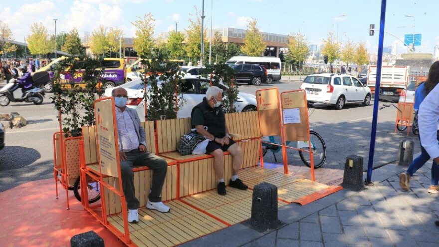 İstanbul’da bir ilk: Yayalara ve bisikletlilere mobil durak