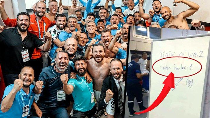 Altay’dan Göztepe’ye taktik tahtasında gönderme!