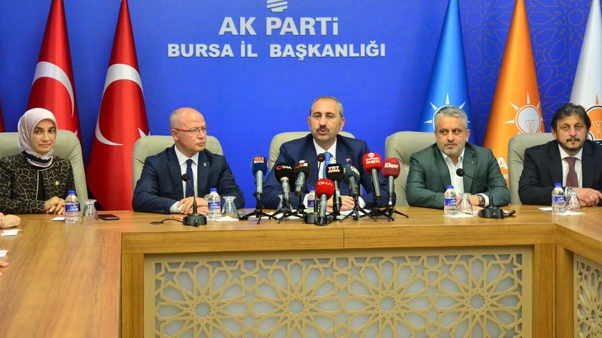 Adalet Bakanı Gül: Muhalefetin bir projesi, sorunları çözme vizyonu asla bulunmamakta