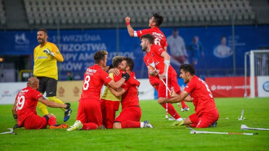 İspanya’yı yenen Ampute Milli Takımımız Avrupa şampiyonu!