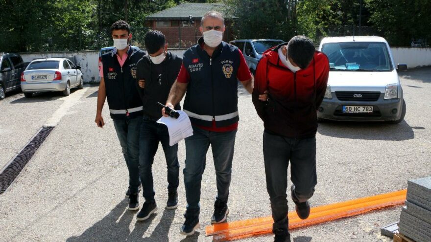 Hırsızlık şüphelileri 2 bin saatlik görüntü izlenerek yakalandı
