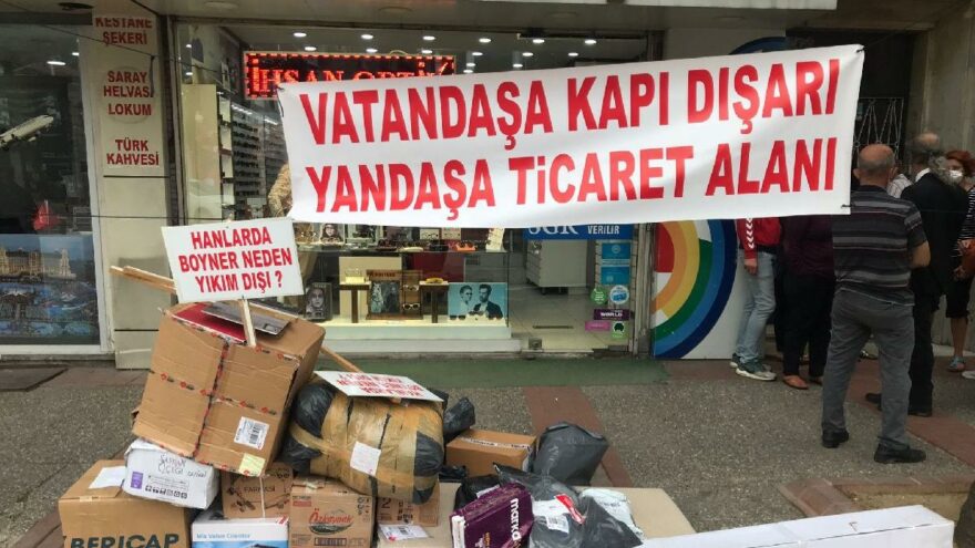 Tahliye için gelen ekiplere Bursalı esnaf direndi