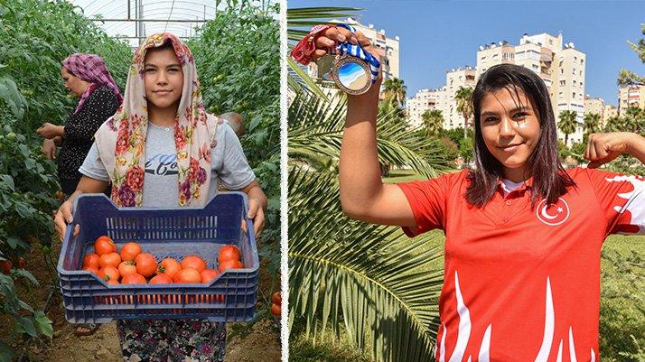 ‘Kızdan güreşçi olmaz’ diyenleri utandıran şampiyon