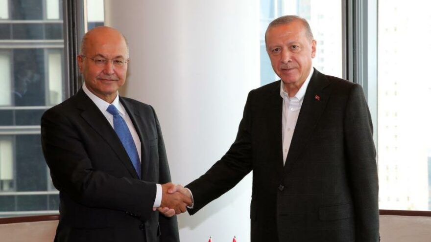 Cumhurbaşkanı Erdoğan, Irak Cumhurbaşkanı Salih ile görüştü