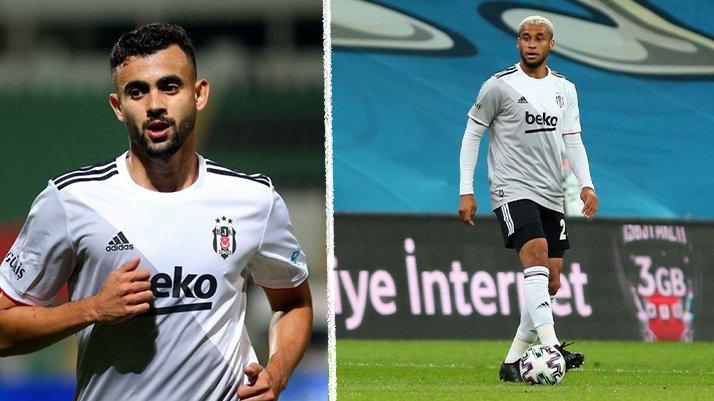 Beşiktaş’a Ghezzal ve Wellinton’dan kötü haber