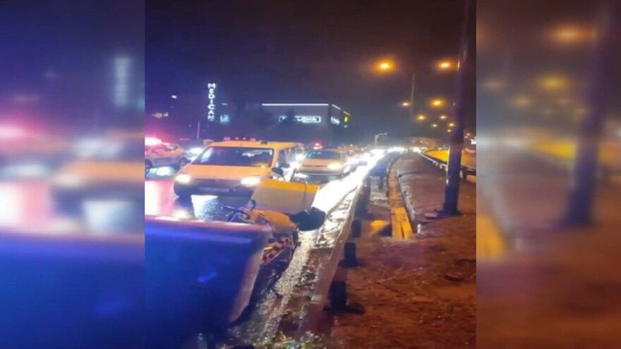 Üsküdar Tantavi Tüneli girişinde kaza: 1 yaralı