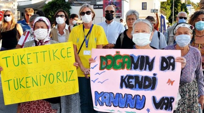 Bodrum’da küresel iklim eylemi