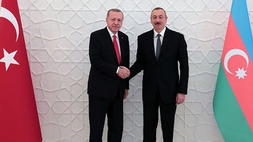 Cumhurbaşkanı Erdoğan, Aliyev ile görüştü