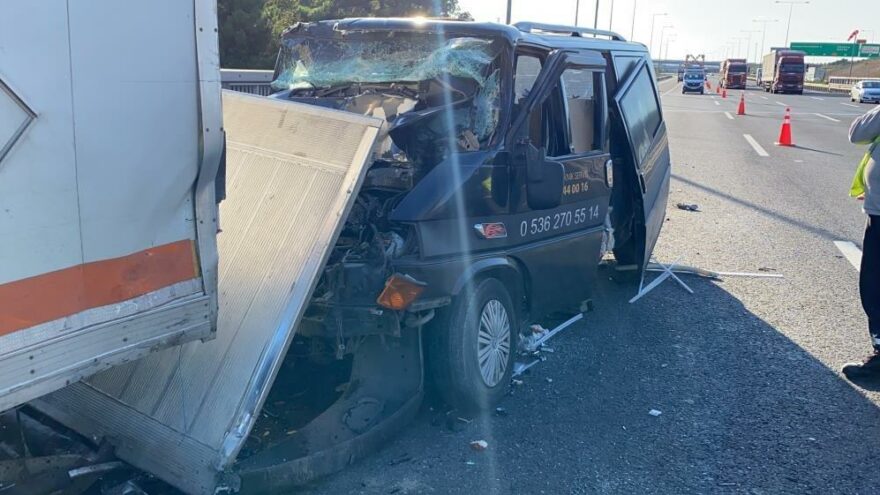Kuzey Marmara Otoyolu’nda trafik kazası