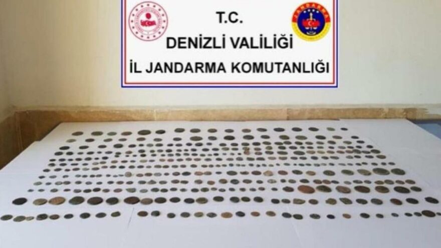 Tarihi eser operasyonunda 362 sikke ele geçirildi