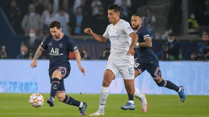 PSG-Manchester City maçında Lionel Messi müthiş golle siftah yaptı