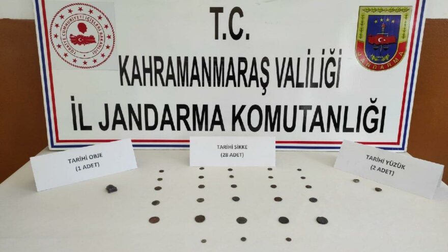 Kahramanmaraş’ta tarihi eser operasyonu