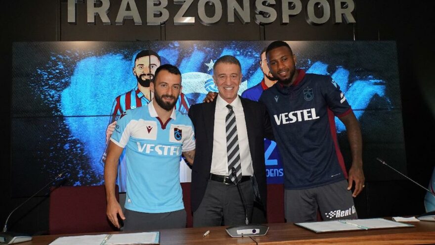 Trabzonspor, Siopis ve Denswil için imza töreni düzenledi
