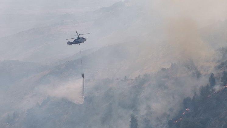 KKTC’deki orman yangını kontrol altına alındı