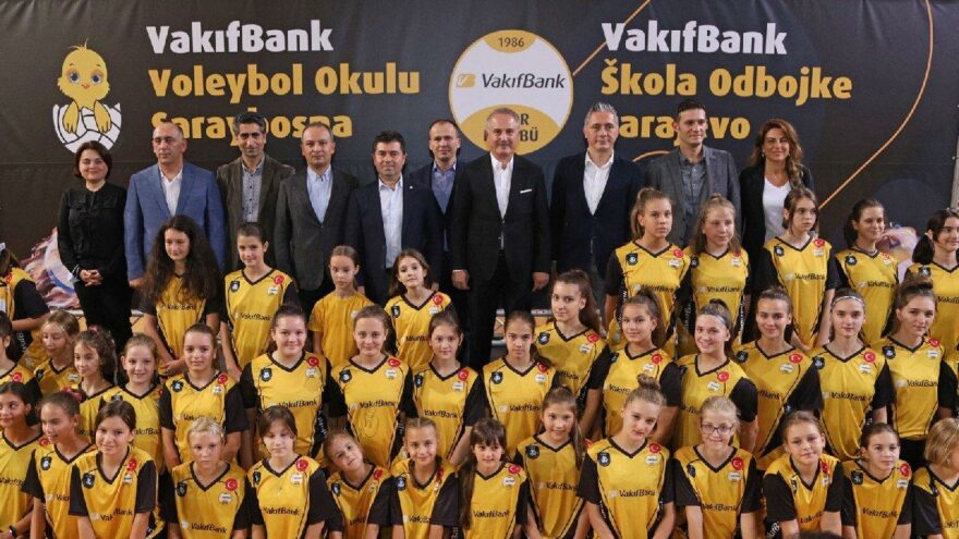 VakıfBank Spor Kulübü’nden Saraybosna Voleybol Okulu’na üst düzey ziyaret