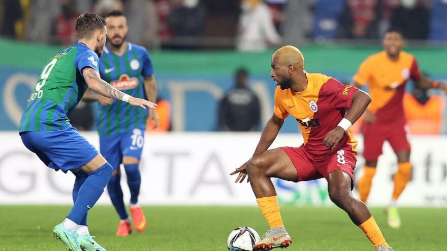Çaykur Rizespor ile Galatasaray’ın mücadelesi nefesleri kesti