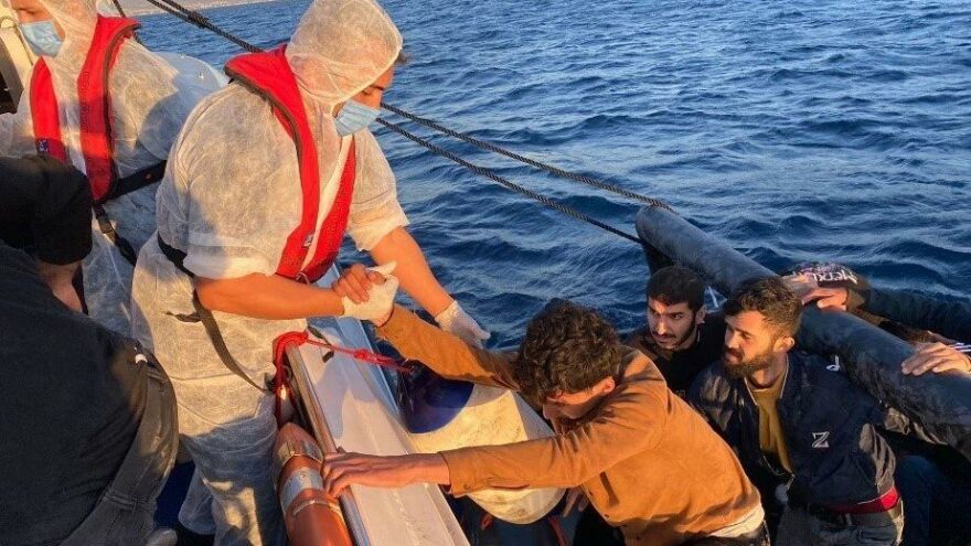 Aydın’da 67 düzensiz göçmen kurtarıldı