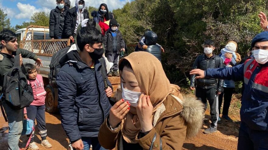 Kırklareli’nde 9 kaçak göçmen yakalandı