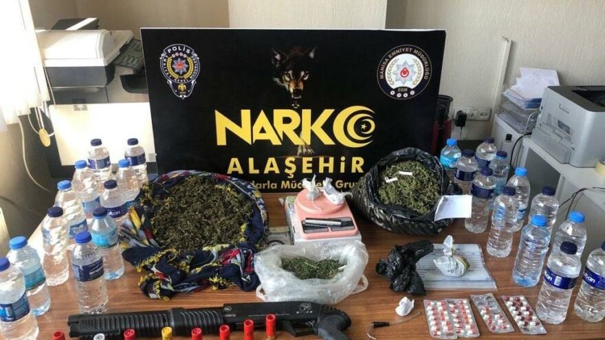 Manisa’da eş zamanlı uyuşturucu operasyonu: 12 gözaltı