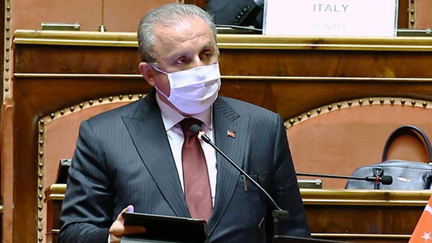 Mustafa Şentop: Başka ülkelerde barış yoksa hiçbirimiz evimizde huzur bulamayız