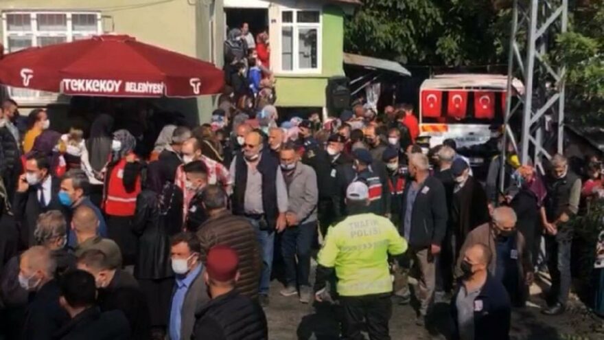 Samsun şehidini son yolculuğuna uğurladı