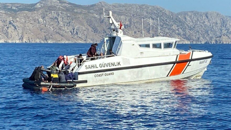 Muğla’da 40 düzensiz göçmen kurtarıldı