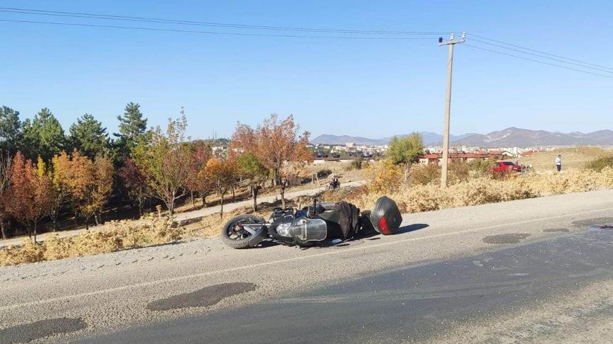 Takla atan motosikletin sürücüsü öldü