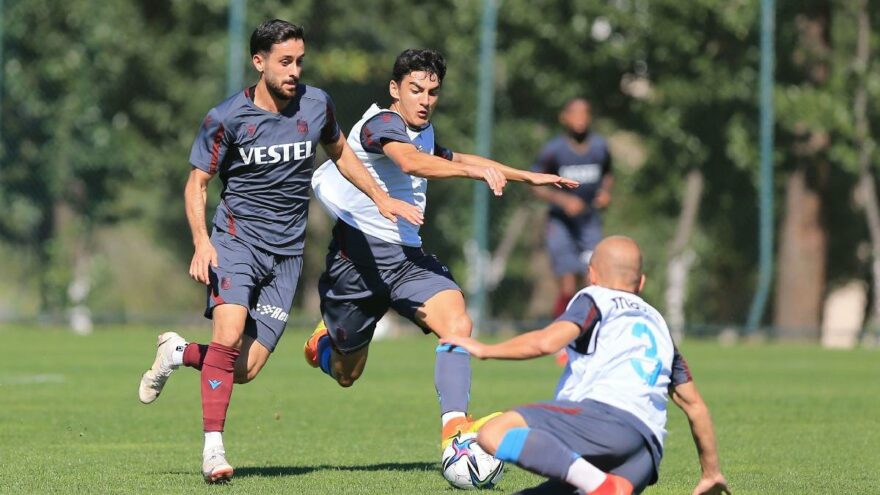 Trabzonspor, U19 takımıyla antrenman maçı oynadı