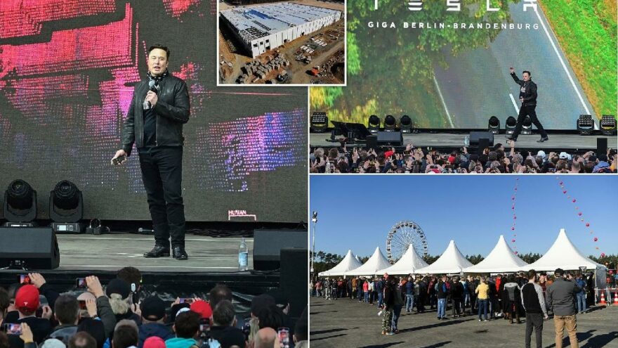 Elon Musk Berlin’de popstar gibi karşılandı