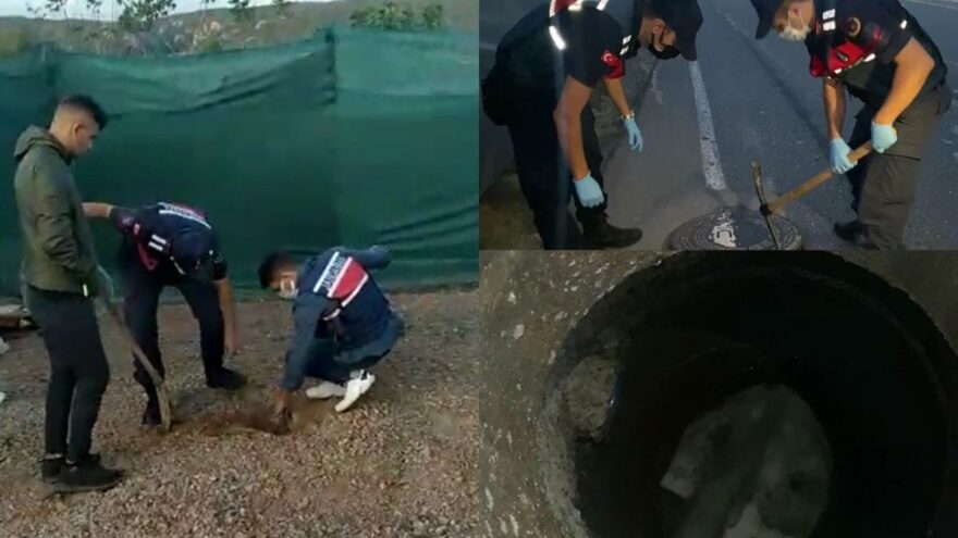 Yağmur suyu giderlerine kimyasal atık atarken yakaladı