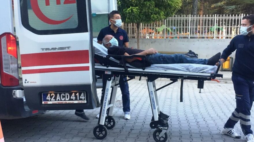 Tamirat için çıktığı çatıdan düşüp hastanelik oldu