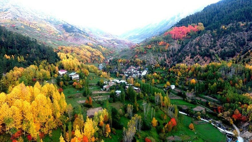 Artvin sonbahar renklerine büründü