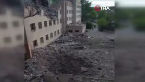 Rus ordusu 5 katlı binayı vurdu