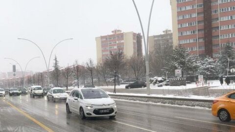 Ankara Valiliği’nden kar ve karla karışık yağmur uyarısı