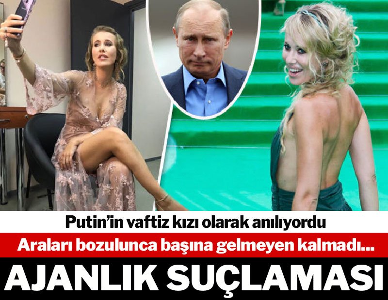 Putin’in vaftiz kızı, eski Playboy modeli Ksenia Sobchack’in ‘ajan’ olduğu iddiası: Soruşturma başlatıldı