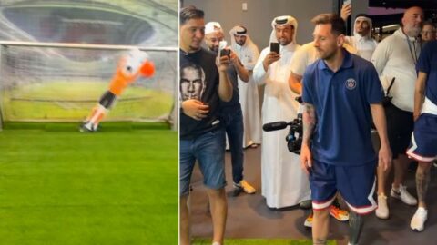 Lionel Messi robot kaleciyi geçemedi, dalga konusu oldu
