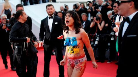 Cannes Film Festivali’ne bu görüntü damga vurdu