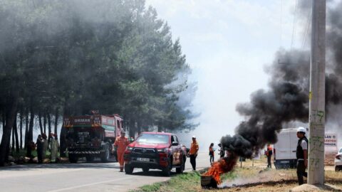 4 ilde 5 bin kişiyle ‘Türkiye’nin en büyük orman yangını tatbikatı’