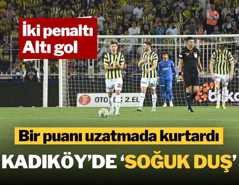 Fenerbahçe’ye Kadıköy’de Ümraniyespor çelmesi