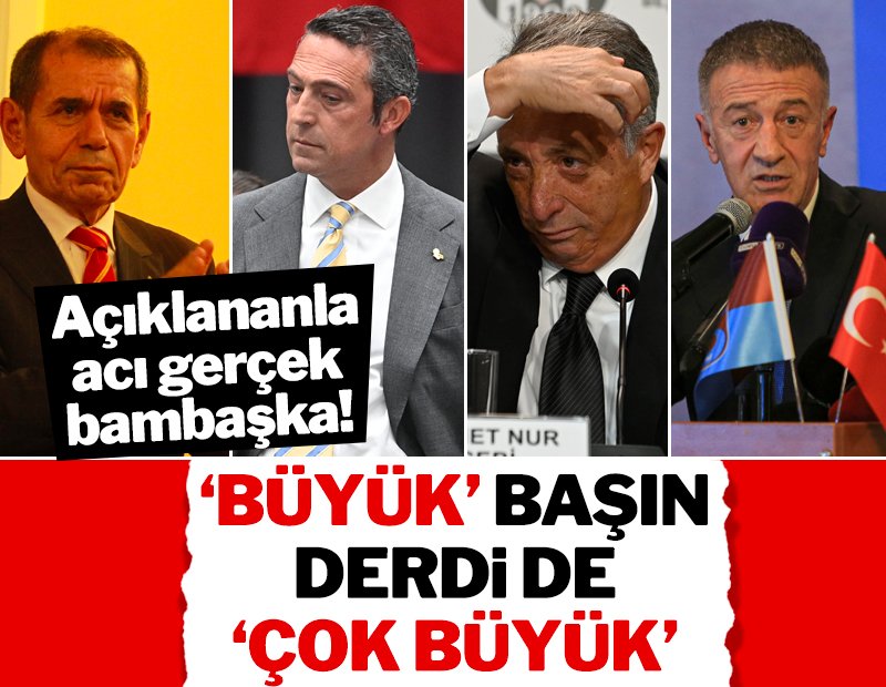 Beşiktaş, Fenerbahçe, Galatasaray ve Trabzonspor’un mali zararı çok büyük!